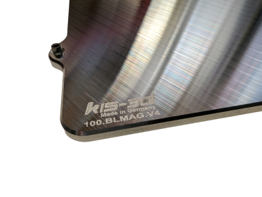 KiS-3d magnetic precision casting plate 256x256mm for BambuLab printer P1P / P1S / X1 / X1C