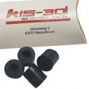 Black silicone buffers / heating bed leveling column 22mm